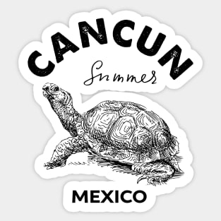 Cancun and vacation Sticker